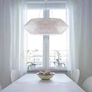 Modern Geometric Restaurant Fabric LED Pendant Lights Minimalist Industrial Chandelier by Ljojo