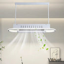Modern Bladeless LED Ceiling Fan Light by Ljojo - Elegant Home Decoration Indoor Lighting Solution