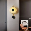 Ljojo Marble LED Wall Lamp: Modern Luxury Indoor Lighting for Living Room & Bedroom