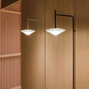 Ljojo Minimalist White Glass Wall Light Fixture Plug-In G9 Bulb for Parlor Bedroom Study