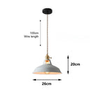 Nordic Color Macaron Chandelier LED Lamp, Modern Dining Table Bedroom Bar Cafe, Multi-color Optional by Ljojo