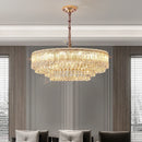 Ljojo Light Luxury Crystal Chandelier: French Modern, Simple Atmosphere for Living Room, Dining Room & Bedroom