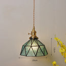 Nordic Purple Glass LED Pendant Lights - Elegant Chandelier for Kitchen & Dining Room by Ljojo