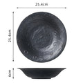 Ljojo Matte Ceramic Deep Plate Set - Restaurant Quality Tableware