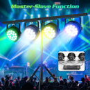 Ljojo™ 200W RGBW LED Par Light Set for DJ Disco Party Wedding