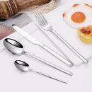 Ljojo 24-Piece Stainless Steel Cutlery Set | Elegant Mirror Finish Western Dinnerware