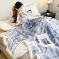 Ljojo 450g Full Matting Milk Fleece Double Layer Blanket