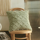 Fuzzy Short Wool Fleece Throw Pillow Cover for Sofa, Ljojo Branded Square Patterned Plush Cushion