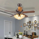 Ljojo 42 Inch Industrial Ceiling Fan with Light and Remote Control