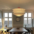 Nordic Wabi Sabi Dupont Paper Pendant Lamp Minimalist Chandelier - Ljojo