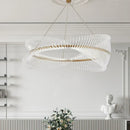 Ljojo Modern Acrylic Led Chandelier Pendant Light for Living Room and Bedroom