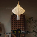 Japanese Wabi Sabi Cloth Chandelier for Living Room by Ljojo