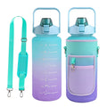 Ljojo 2L Insulated Water Bottle Sleeve - Large Capacity Portable Holder Bag