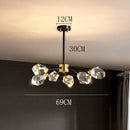 Ljojo Luxury Crystal Chandelier Pendant Light for Living and Dining Room Home Decoration