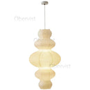 Japanese Style Wabi Sabi E27 Pendant Lamp by Ljojo: Rice Paper LED Chandelier for Stairs and Indoors