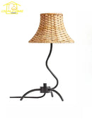 French Design Rattan Weaving Table Lamp LED E27 | Retro Medieval Art Decor by Ljojo