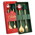 Ljojo 2-Piece Gold Cutlery Set in Gift Box