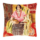 Ljojo Matisse Portrait Art Printed Cushion Cover 45X45cm