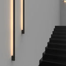 Ljojo Minimalist Black Strip Wall Lamp for Bedrooms and Living Rooms