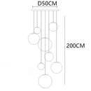 Ljojo LED Pendant Chandeliers for Modern Home Decor Living Room Lighting