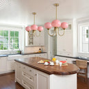 Glass Chandelier Pendant Light for Living Room Dining Room by Ljojo