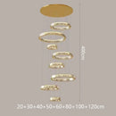 Ljojo Light Luxury Crystal Chandelier for Living Room Villa Restaurant Eye Protection