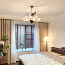 Ljojo French Retro Acrylic Pendant Light for Living Dining Room Bedroom Home LED Chandelier