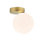 Golden Glass Ball Ceiling Lamp for Home Decor by Ljojo