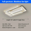Ljojo LED Fan Light: Full Spectrum, Energy-saving, Quiet Operation
