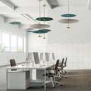 Ljojo Circular Art Decoration Fabric Pendant Light Modern Minimalist Creative Danish Designer Bedroom Dining Room