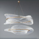 Ljojo Modern Acrylic Led Chandelier Pendant Light for Living Room and Bedroom