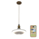 Ljojo 30W LED Ceiling Fan Light, Modern Multi-function Lamp for Bedroom, Balcony & Kitchen