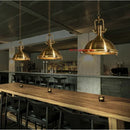 Industrial Chandelier Metal Pendant Light Fixture LED - American Retro Loft Kitchen Bar Decor Ljojo