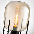 Ljojo Luxury Glass Floor Lamp LED Bedside Table Light Modern Nordic Minimalist Style