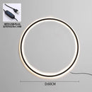 Ljojo LED Round Ring Wall Lamps Modern Home Decor for Living Room and Bedroom
