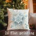 Christmas Animals & Snowflake Printed Pillow Covers by Ljojo - Sofa, Bedroom, Car Decor