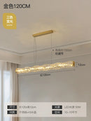 Ljojo Luxury Crystal Chandelier: Modern High-end Dining Table Light Fixture