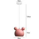 Nordic Chandelier Single Head Macaron Mickey Kids Bedroom Light by Ljojo