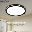 LED Ceiling Light Modern Circular Side Emitting Home Decor Kitchen Bedroom Living Room Bathroom Ljojo