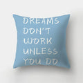 Blue Elk Geometric Pillow Case Cover by Ljojo - Fresh Animal Print Home Decoration