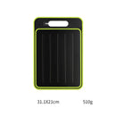 Ljojo 4-in-1 Black Double-sided Chopping Board with Knife - Kitchen Accessory