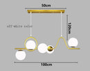 Ljojo LED Pendant Chandeliers for Modern Living and Dining Room Lighting