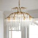Ljojo European Luxury Crystal Pendant Lighting for Dining Living Room - American Led Lustre Suspension Lampen