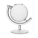 Ljojo 11oz Cocktail Glasses Set with Straw - Globe Shape Design for Drinks