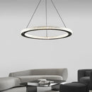 Modern Minimalism Round Ring Led Pendant Lights - Copper Chandeliers by Ljojo
