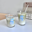 Kawaii Christmas Glass Cups - Ljojo 350ml Cute Christmas Mug Cocktail Beer Gift