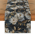 Ljojo 3D Effect Floral Table Runner for Farmhouse Dining Decor