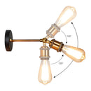 Golden Valley Industrial Wall Sconce Light for Living Room, Bedroom & Hallway by Ljojo