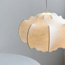 Italian Retro Wabi Sabi LED Pendant Light Hand Knitted Silk Fabric Chandelier by Ljojo