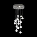 Modern Glass Crystal Chandelier Adjustable Nordic Stairs Light by Ljojo